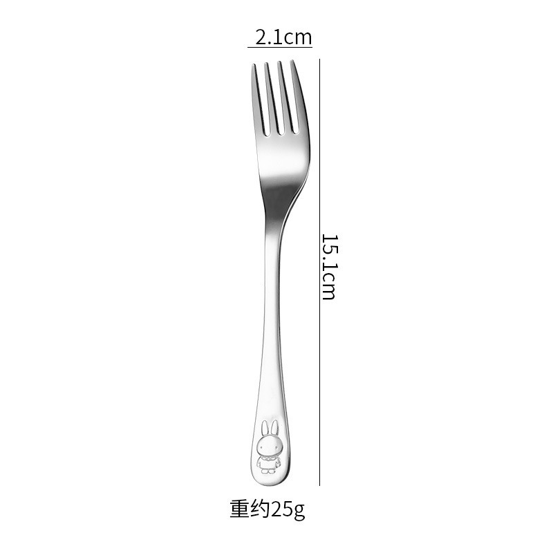 304ステンレス鋼のナイフ、フォーク、スプーンの3点セット、クリエイティブなインスタイルの子供用食器、家庭用ステーキナイフ、フォーク、フルーツフォーク|undefined