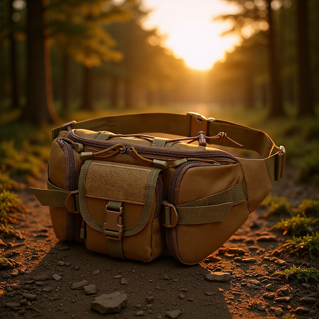 Ocali deportes al aire libre bolsa de cintura impermeable pesca multifuncional pecho bolsa hombres y mujeres camuflaje moda negocio pollo cintura bolsa