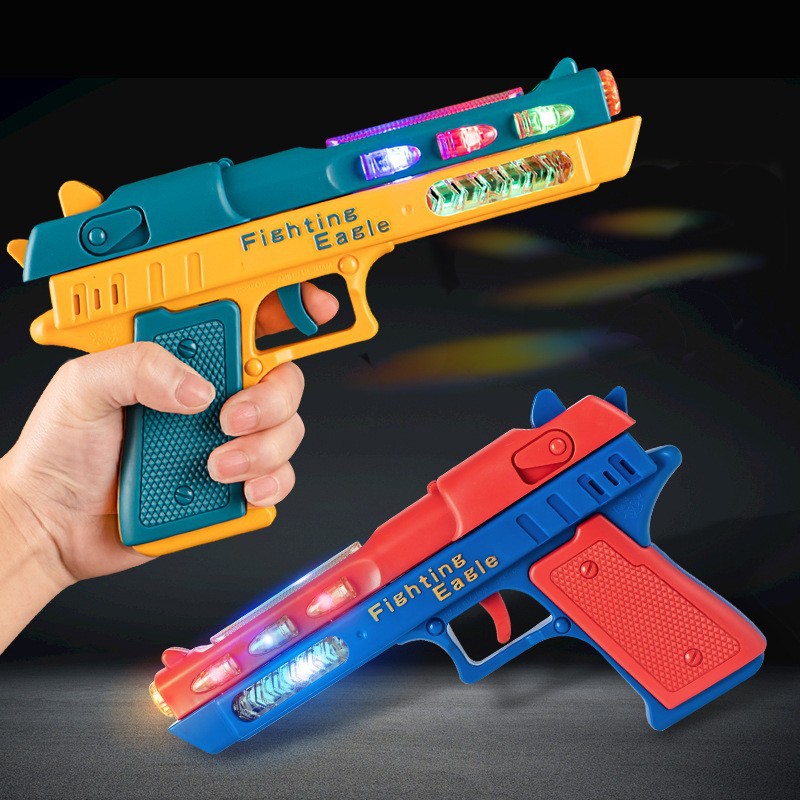 Pistola de juguete para niños pulverización eléctrica pistola de juguete sonora y luz vibración ametralladora telescópica pistola mayorista image 31