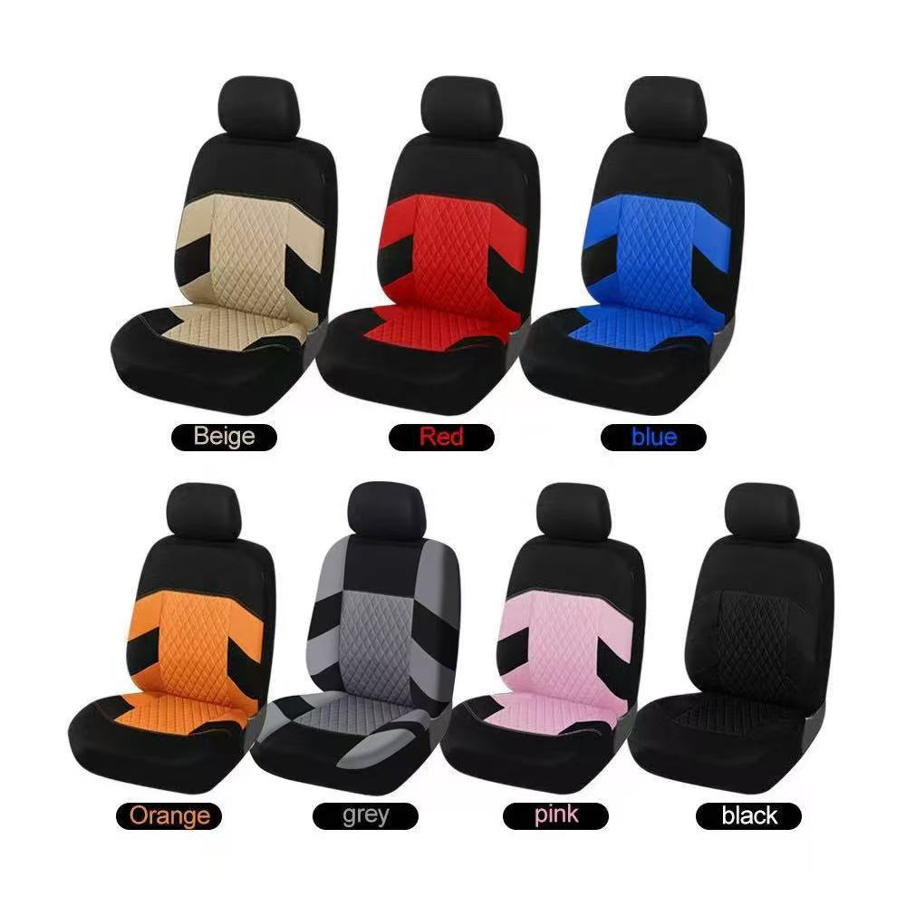 Car Seat Full Set Breathable Non-Slip Interior Decorative Cushion Universal Seat Cushion Cover for Front and Rear Seats