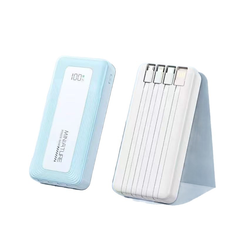 Ventas directas de fábrica Mini banco de carga de carga rápida Pantalla digital inteligente Fuente de alimentación móvil compacta Máquina de embarque portátil de gran capacidad