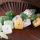 Imitation jade glass square button national style button Chinese retro Hanfu antique cheongsam glass buckle accessories wholesale