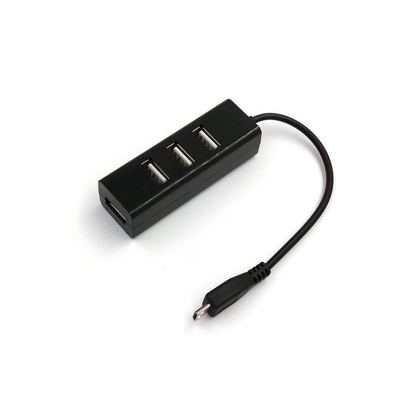 Otg Four-Port 2.0 Hub Docking Station Micro USB Four-Port Hub Otg 4-Port Charging USB Extender