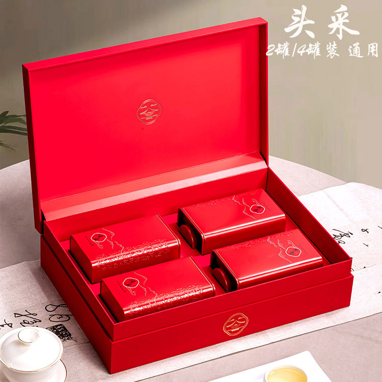 古树红茶包装盒空礼盒高档野生滇红茶肉桂茶叶礼盒空盒半斤一斤装
