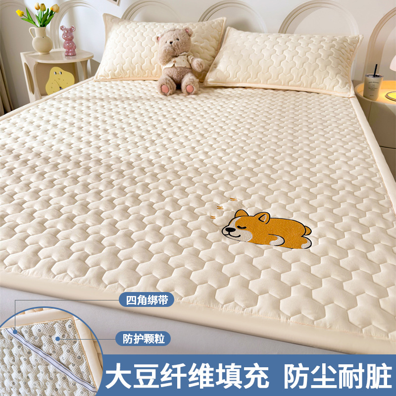 2025 nuevo conjunto de tres piezas de cubierta de cama de tatami de clase A para madres y bebés