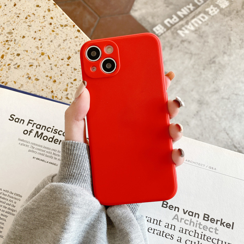 IPhone15携帯電話ケースの正孔ストレートエッジは液体シリコンリンゴ13携帯ケースのソフトケース16保護カバーに似ている|undefined