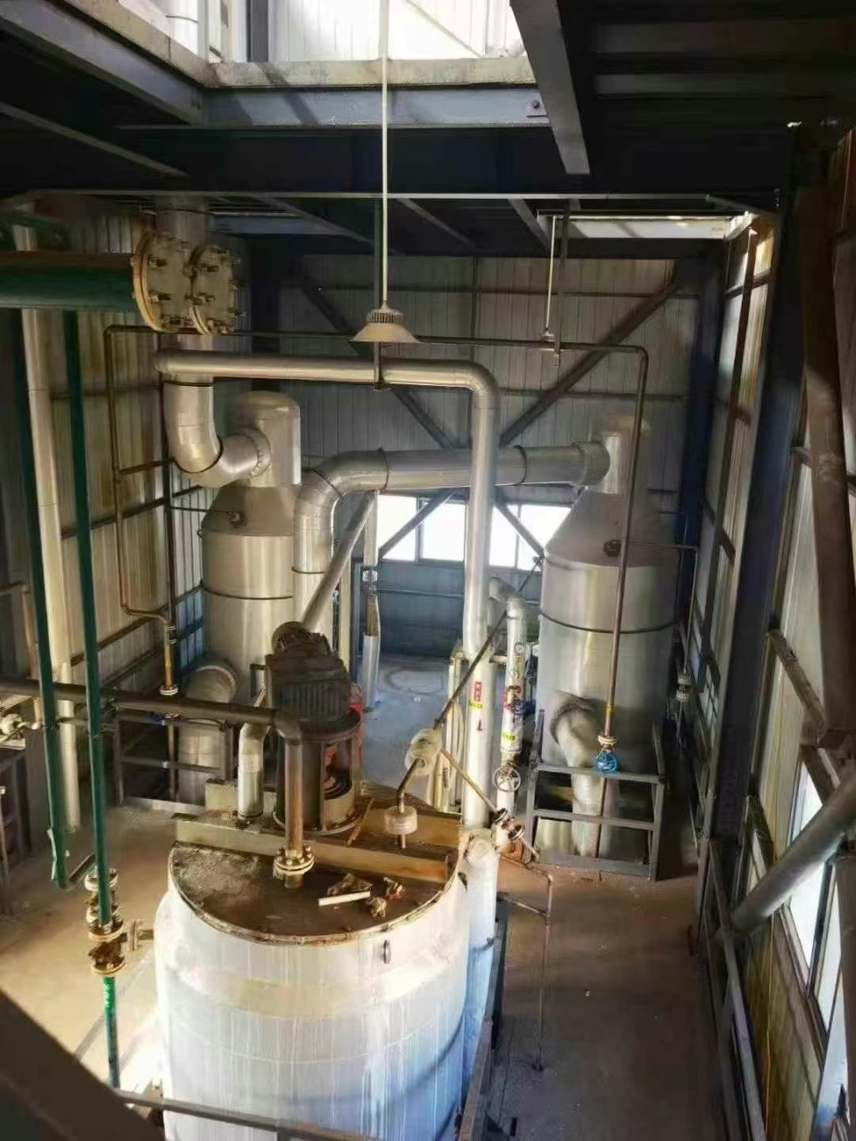 2吨316双效强制循环蒸发器，标价与实物不符需要的老板联系我