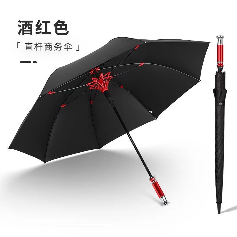 直杆高尔夫伞汽车雨伞双R劳斯莱斯同款雨伞定制广告伞