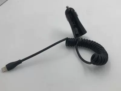 Car support belt line fast charging 4.8A car charger car charging belt line typec support apple belt spring extension (Siqaret yandırıcısı)