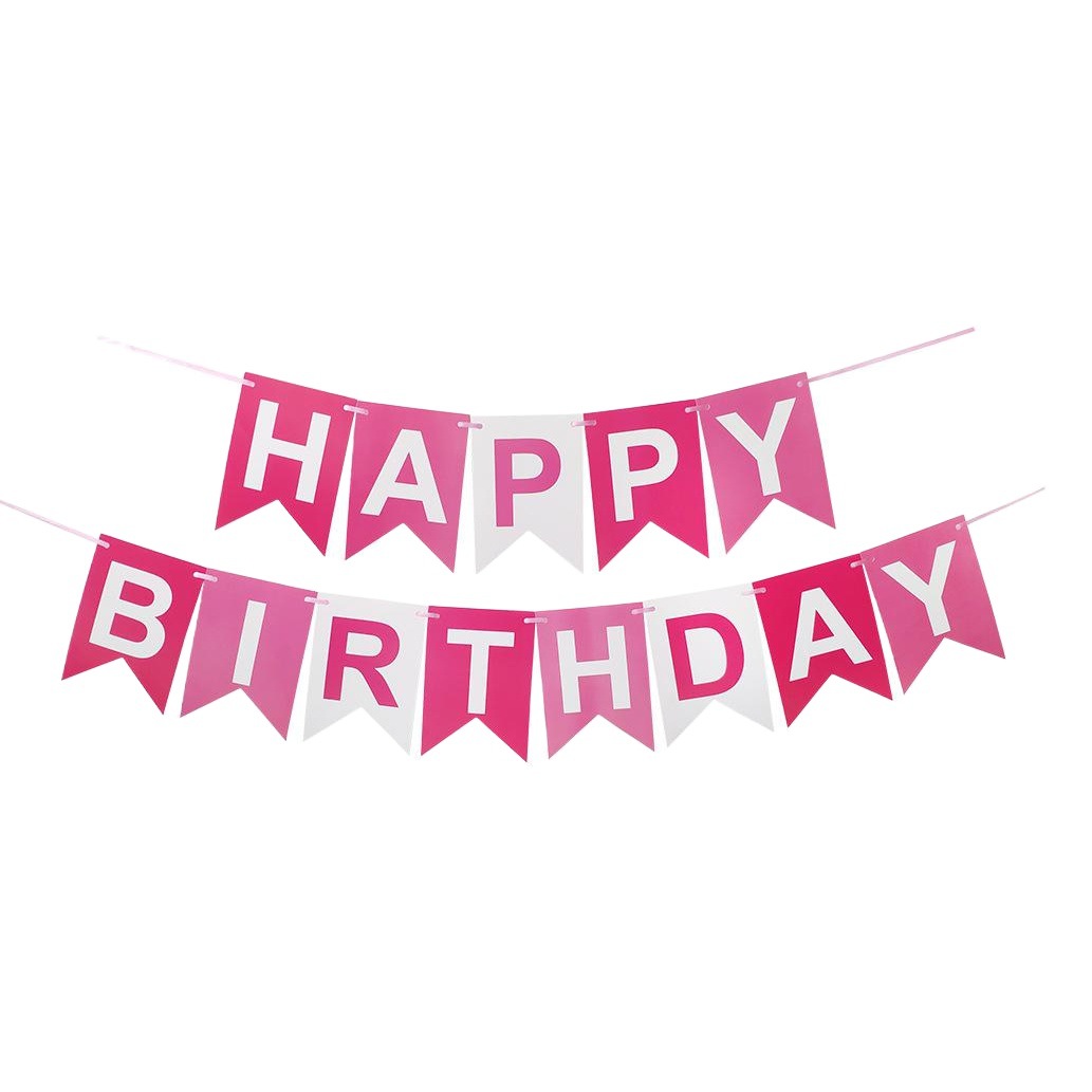 20cm grande dorando cumpleaños fishtail bandera dorando cumpleaños carta tire de la bandera de la fiesta de cumpleaños decoración tire de la bandera de la flor