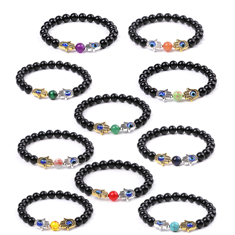 Electro -plated ancient golden double bergamot Evil Eyes Colorful…