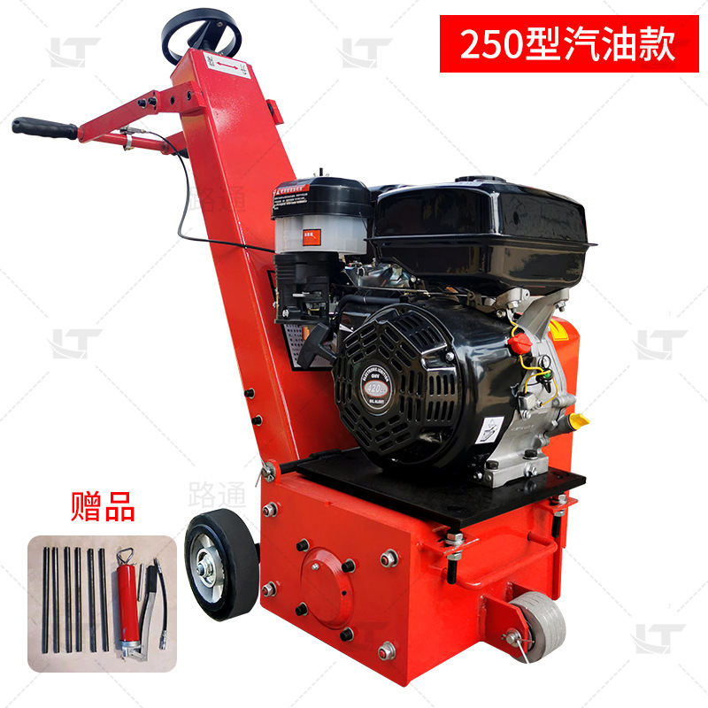 Pequeña máquina de molienda de pavimento para eliminar hormigón, carretera de asfalto y asfalto de resina epoxi