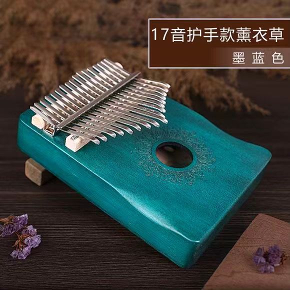 Pulgarcita Kalinba Piano de dedo de 17 tonos y 21 tonos Explosión transfronteriza Instrumento musical pequeño con mano kalimba