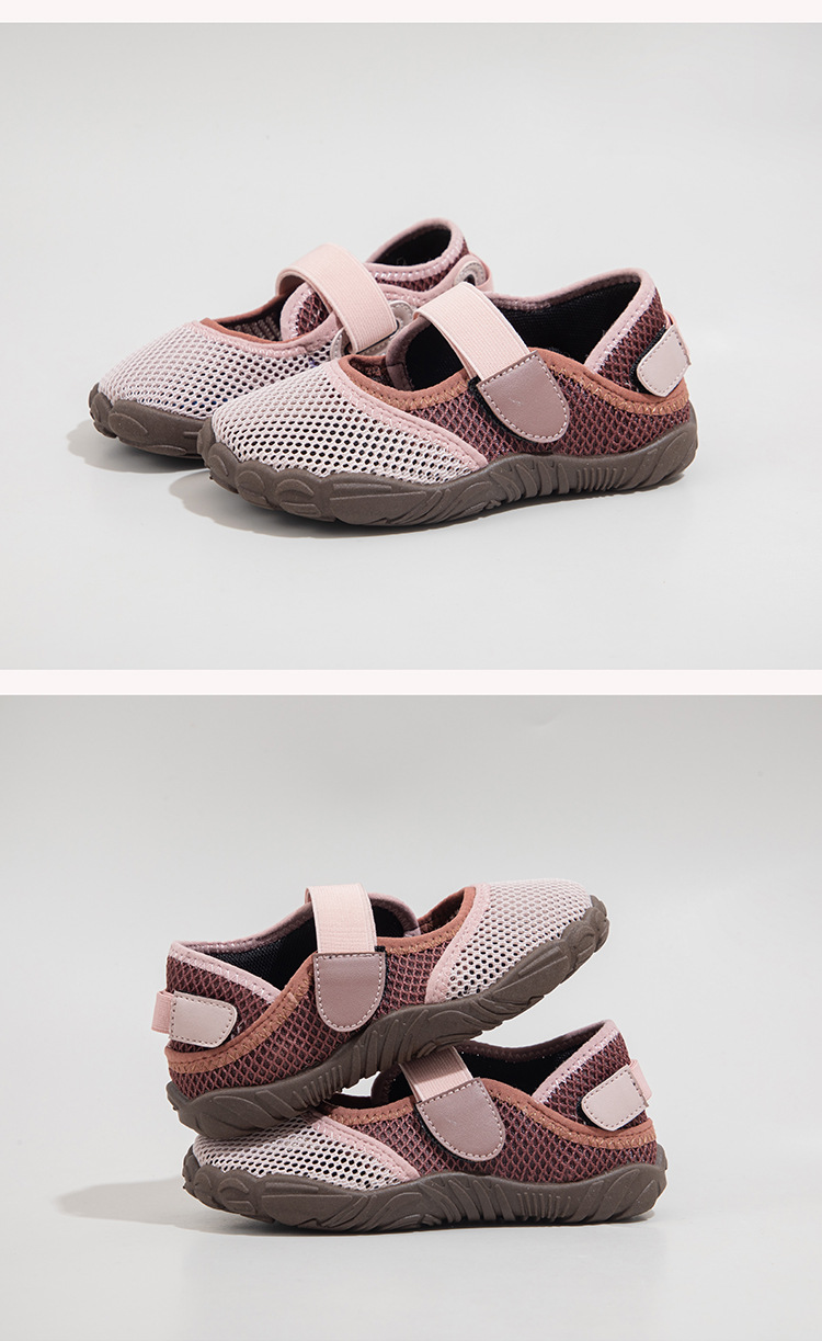 Zapatos de verano para niñas 2026 nuevos zapatos casuales transpirables de malla para niños zapatos de correr zapatos descalzos image 8