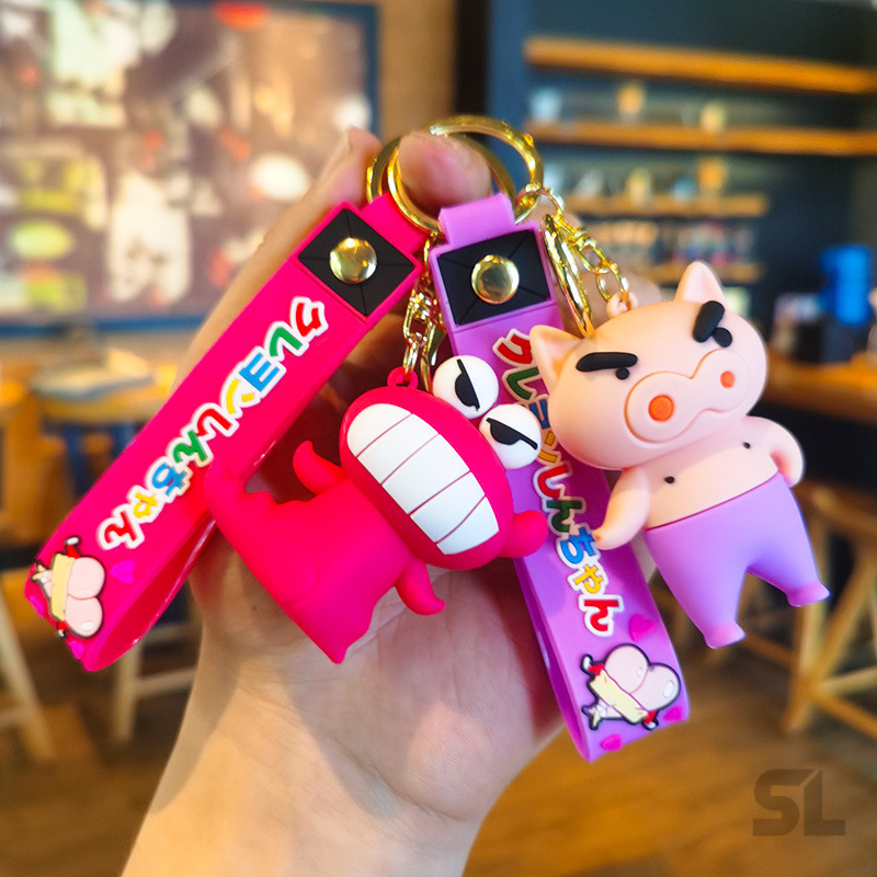 Special Offer Japanese Crayon Shin-Chan Keychain Creative Dinosaur Car Key Small White Crocodile Doll Cute Pendant Special Offer Japanese Crayon Shin-Chan Keychain Creative Dinosaur Car Key Small White Crocodile Doll Cute Pendant