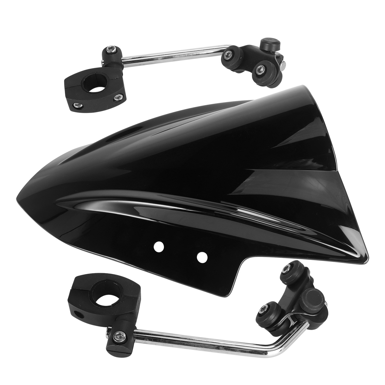 Suitable for 2013-2017 Kawasaki 300 R Ex300 Ex300R Black Windshield Deflector Windshield