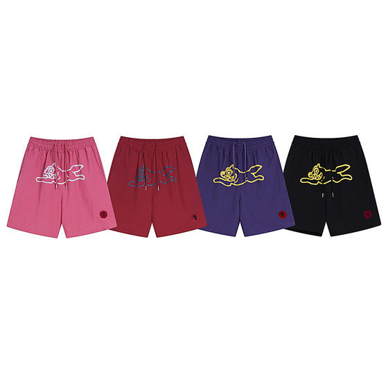 BBC American-style High Street Trendy Brand Flying Dog Printed Mesh Shorts Summer Casual Loose Thin Half-length Pants for Men and Women Cross-border