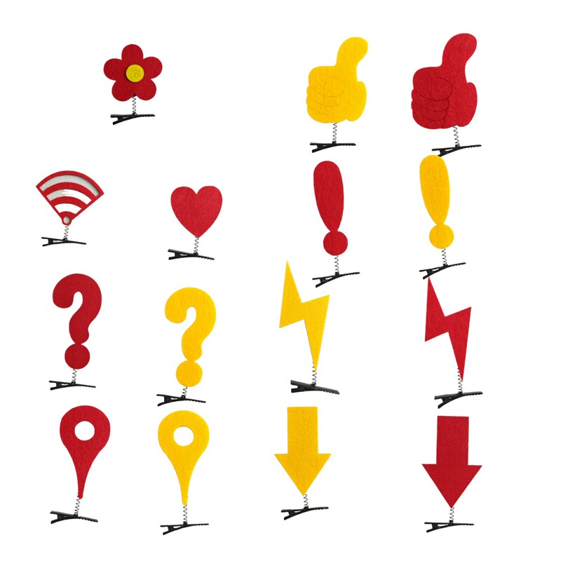 Creative Symbols Like Funny Anti-Lost Arrow Hairpins Selling Cute Exclamation Mark Flowers Heart Cute Hairpins Creative Symbols Like Funny Anti-Lost Arrow Hairpins Selling Cute Exclamation Mark Flowers Heart Cute Hairpins
