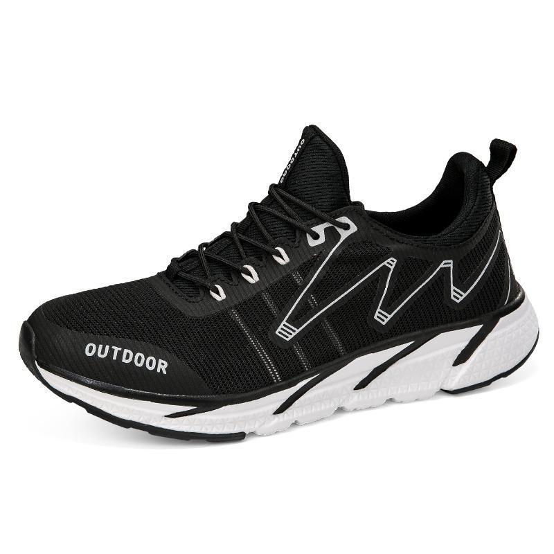 Breathable lightweight trend running sneakers with shoelaces for…