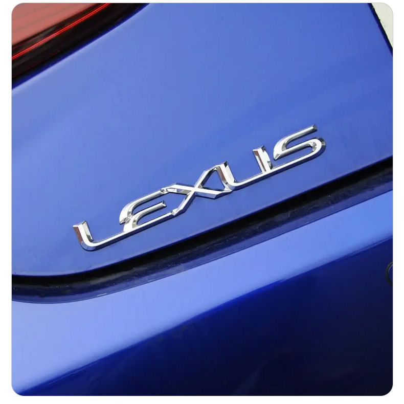 Suitable for Lexus ES260 ES200 car emblem, 300h modification, ES260 rear emblem decoration, metal letter stickers
