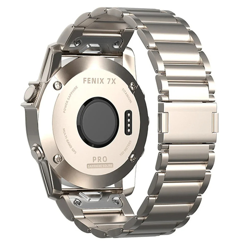 22mm 26mm Suitable for Garmin Fenix8 7X Marq Three-Bead Magnetic Buckle Titanium Strap Titanium Alloy Wristband 22mm 26mm Suitable for Garmin Fenix8 7X Marq Three-Bead Magnetic Buckle Titanium Strap Titanium Alloy Wristband