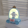Magnifying glass, night light for bed, universal decorations, resin