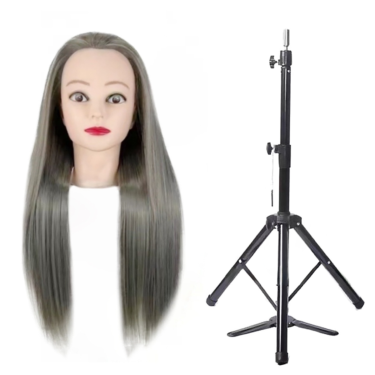 Fabricante mayorista de alta simulación de cabeza de peluquería principiantes ejercicio modelo de cabeza peluquería ejercicio modelo de cabeza