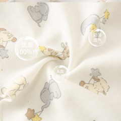 Baby pure cotton pants, newborn clothes, long-sleeved boneless triangle crawl suit, comfortable and breathable cotton baby top