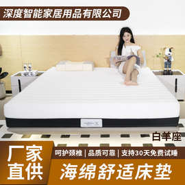 五星级酒店高密度缓冲海绵床垫民宿定制静音独立弹簧十二星座床垫