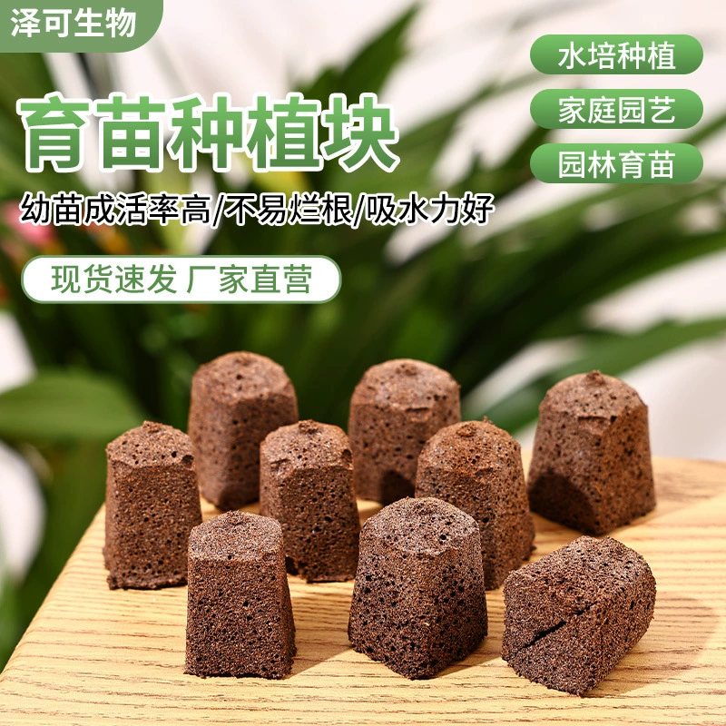 Безпочвенные рассады субстраты питательный блок Биологический торф рассада черенки посадки губка гидропонная питательная почва