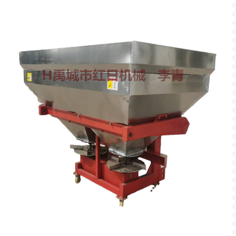 2025新款撒肥机      1000L不锈钢双盘撒肥机      粪肥撒肥机厂