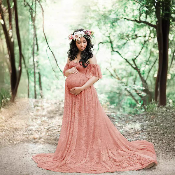Lace bodysuit for pregnant