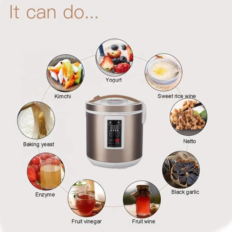 外贸黑蒜机黑蒜发酵机家用多功能恒温发酵机黑蒜锅酸奶纳豆甜米酒