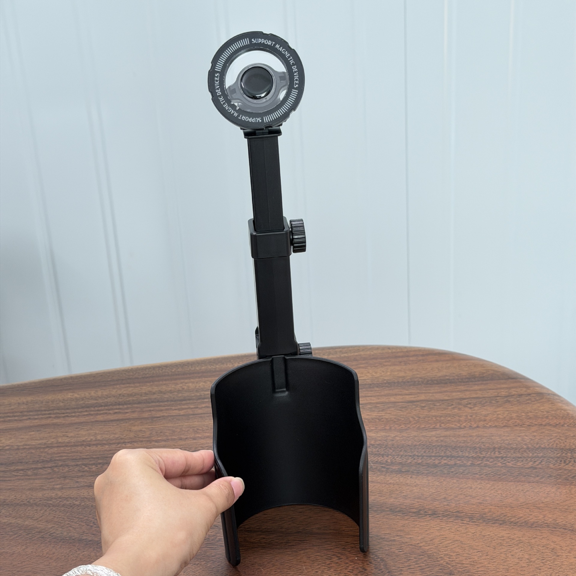 Car-Mounted 360-Degree Rotating Mobile Phone Holder Dual-Purpose Multi-Functional Water Cup Holder Magnetic Navigation Mobile Phone Holder