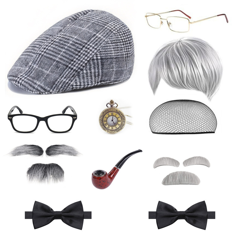 1920S Gatsby Party Costume Accessories Hat Set 1920S Era Halloween in Stock
