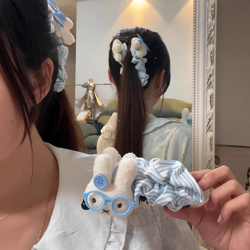可爱波点米菲兔香蕉夹显发量盘发扎马尾夹鲨鱼夹子百搭发夹学生女|undefined