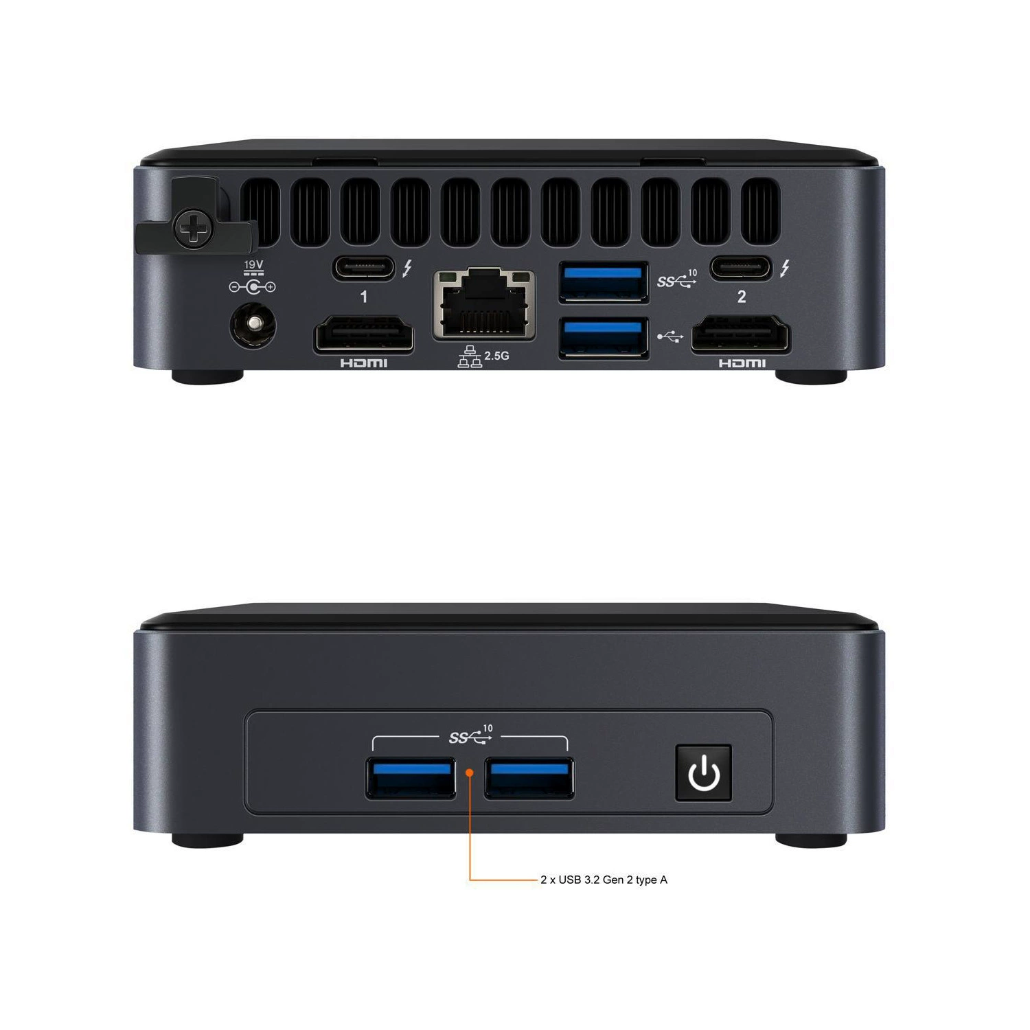 Intel мини-ПК NUC11TN Tiger Canyon, компактный рабочий/игровой компьютер