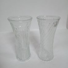 玻璃杯细长水怀旧欧式花瓶客厅玻璃透明摆件插花水培干花薰衣泡