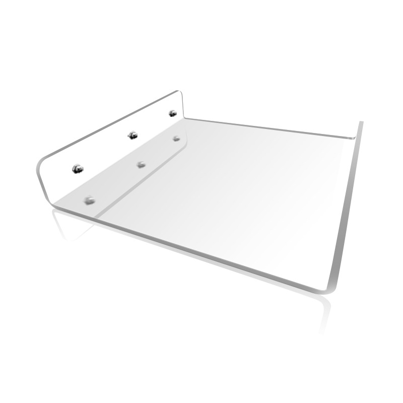 Estante de acrílico transparente pared colgante de pared No perforado baño Baño inodoro en forma de U tablero de almacenamiento en rack