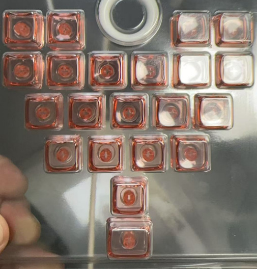 xvx 愛パーソナライズされたカスタマイズされた磁気軸メカニカルキーボードオリジナルマオ高透明発光 PC キーキャップクロスボーダー|undefined