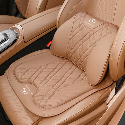 Headrest for the new E300L/GLC/E-Class C260L/b/mlA200L, with - mercedes-benz-new-e-class-lumbar-support-1-piece-seat-cushion-1-piece-tongka-brown