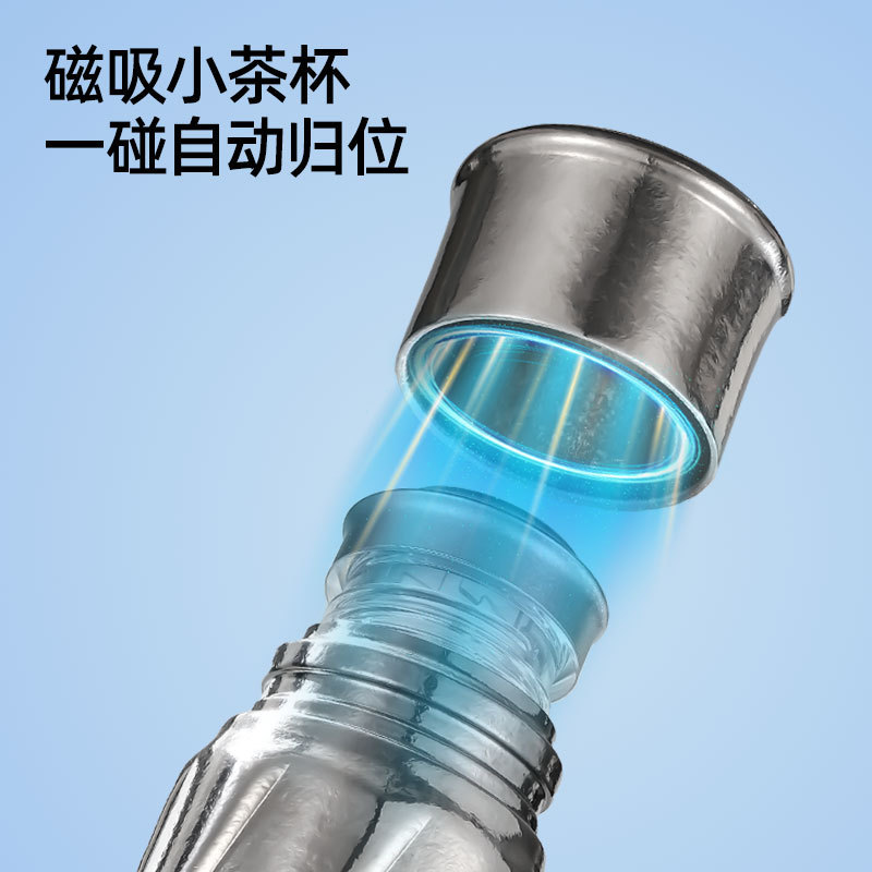 新款纯钛保温杯男女士双层扭扭钛杯外出便携小巧迷你口袋水杯男士|undefined