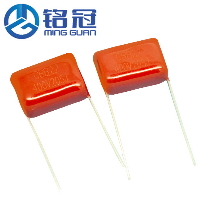 厂家直销CBB22金属化聚丙烯薄膜电容 400V225J 2.2UF 脚距25MM