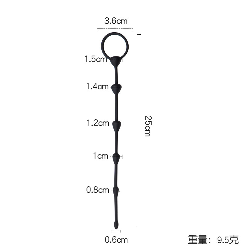 Silicone Male Urethral Plug, Beginner-Friendly Manual Sound Rod — detail image 3