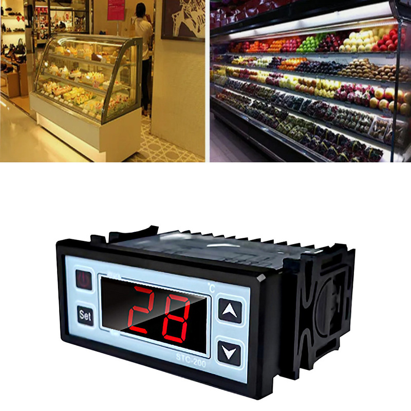 Direct sales from the manufacturer: STC-200 cooling and heating alarm aquarium incubator freezer temperature controller