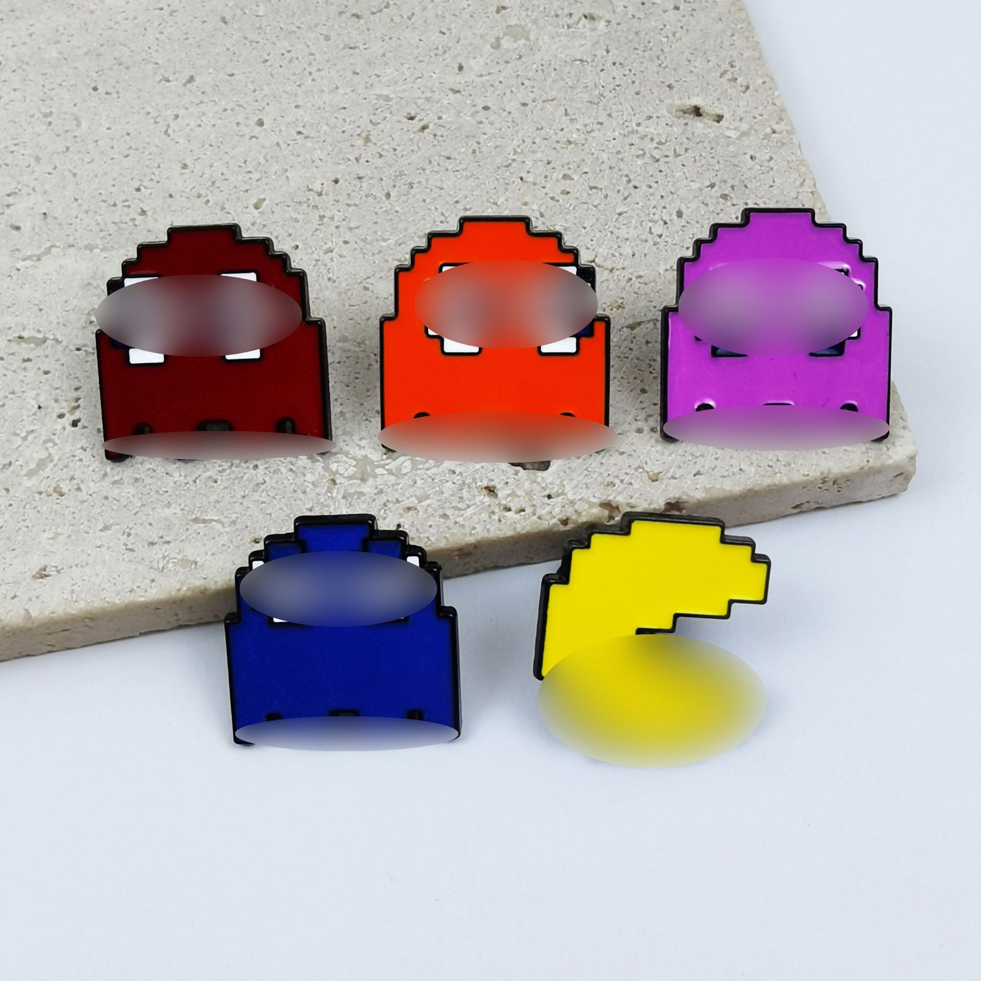 Broche de estilo amateur de dibujos animados Juego creativo de cinco colores Doudoman Alloy Drop Oil Pin Insignia Accesorios de vestir image 4