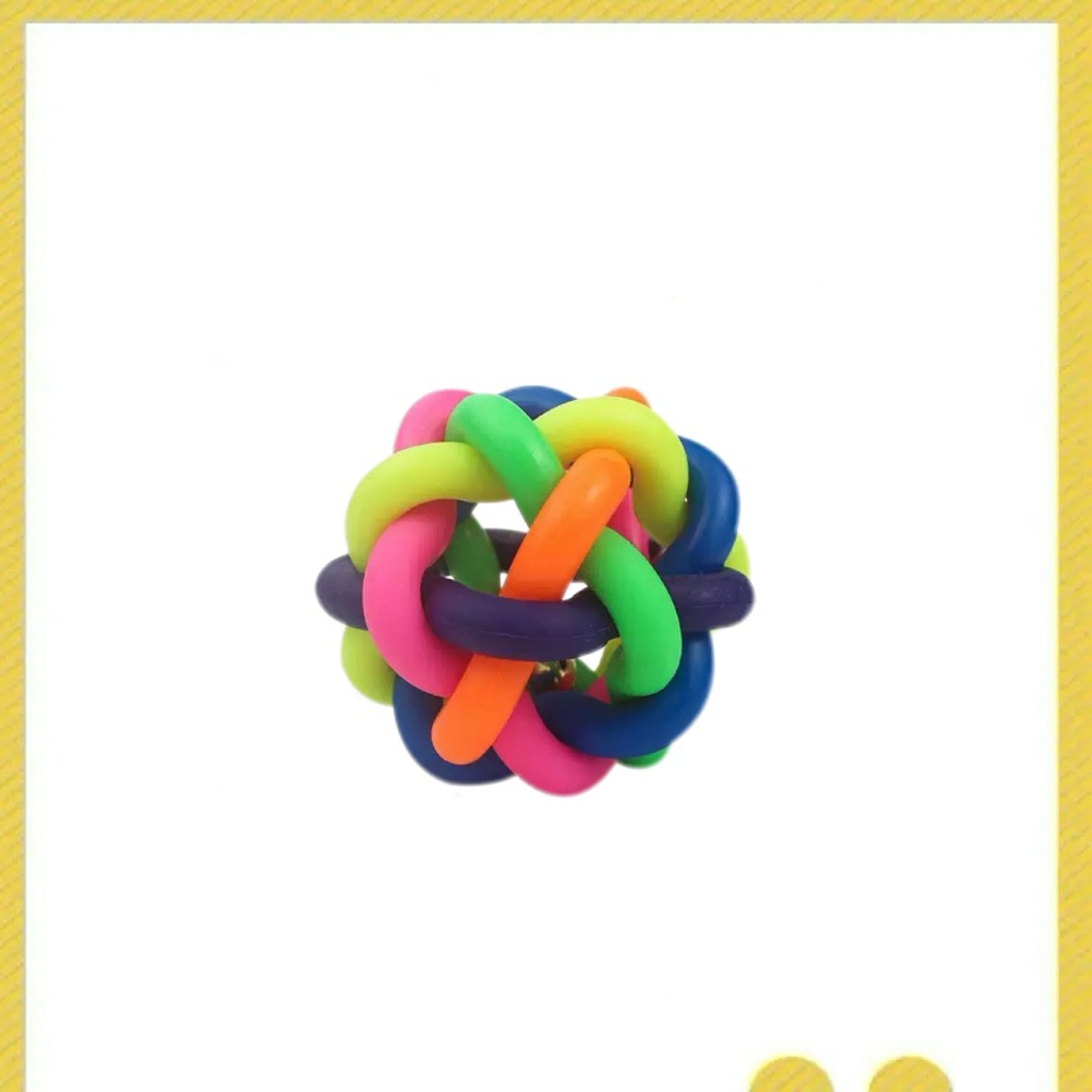 Colorful bell ball [diameter 5cm]