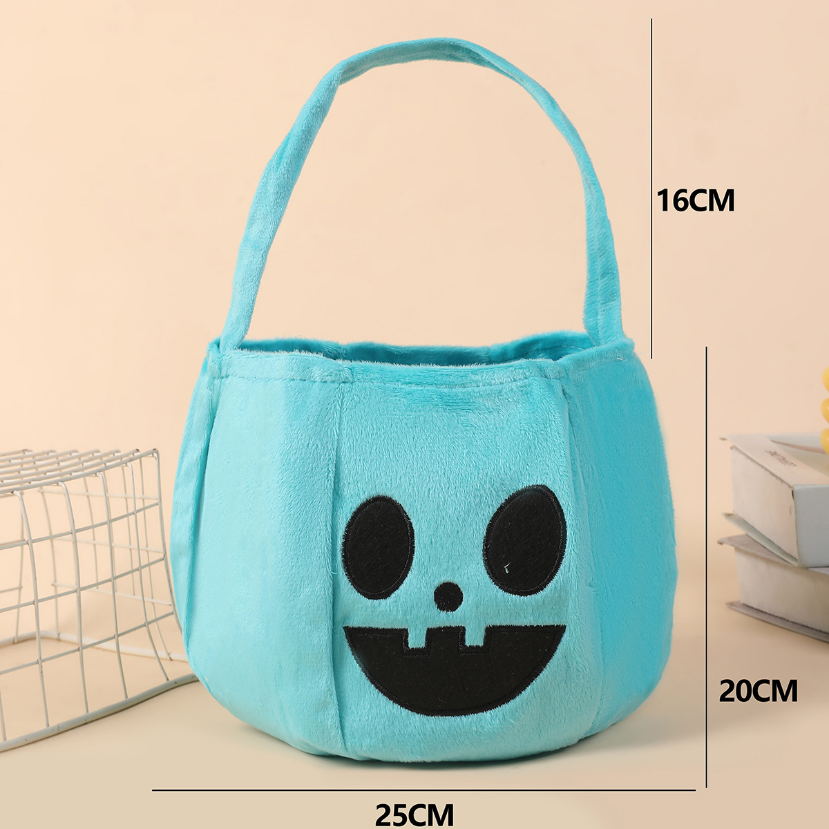 Bolsas de dulces de Halloween, bolsas de dulces, bolsas de calabaza tridimensionales portátiles, regalos para niños, accesorios del festival de fantasmas, bolsas de Halloween transfronterizas