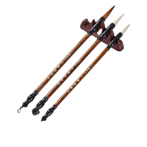 Calligraphy writing brush, wolf hair brush set and sheep hair brush for beginners, small and medium regular script, Chinese painting, calligraphy and painting, special for copying scriptures