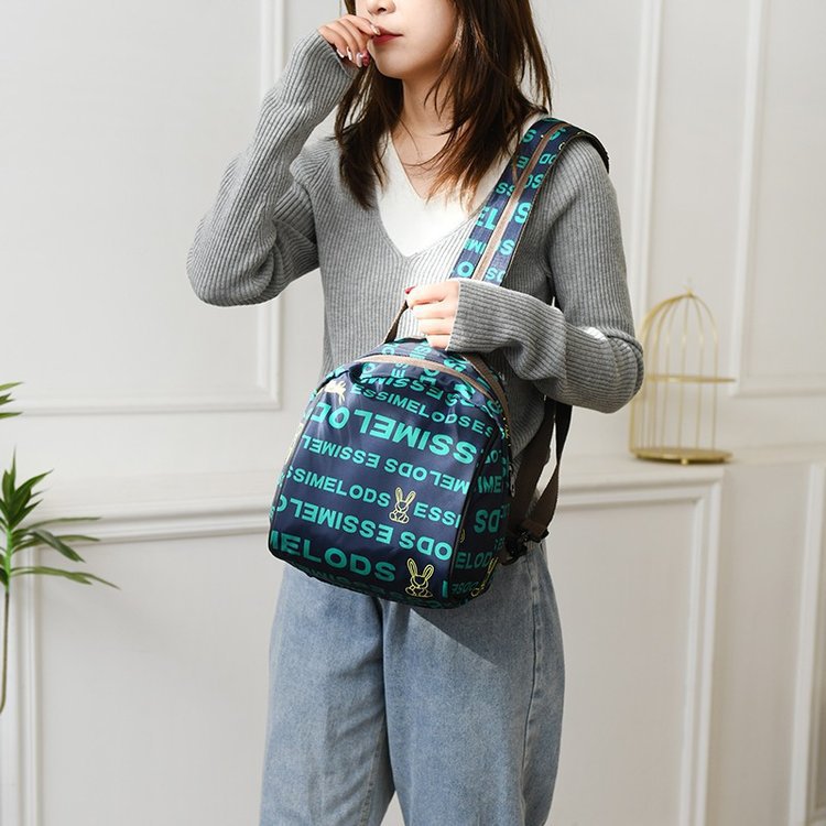 Impresión de moda casual versátil damas bolso de hombro ligero multifuncional bolso de concha de mujer bolso de pecho inclinado